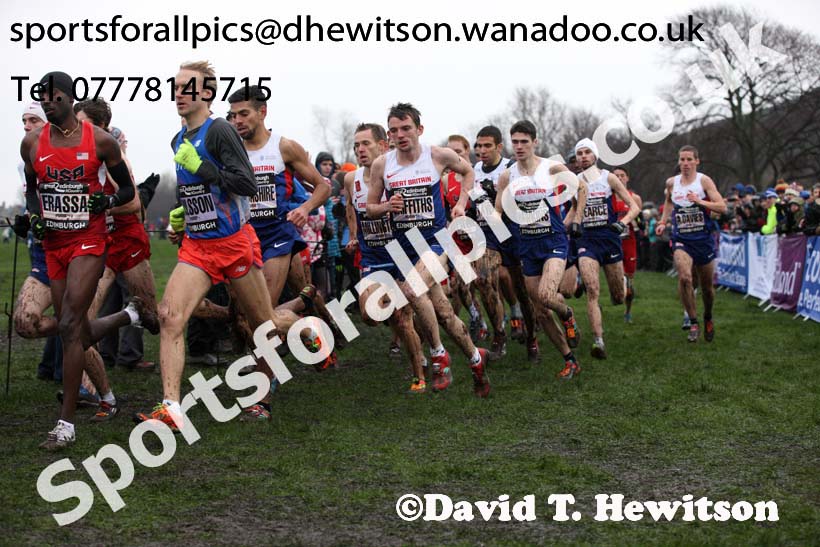 Senior mens Great Edinburgh Cross Country. Photo: David T. Hewitson/Sports for All Pics